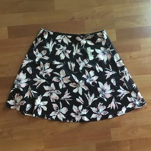 Madewell Satin Circle Mini Skirt in Winter Orchid